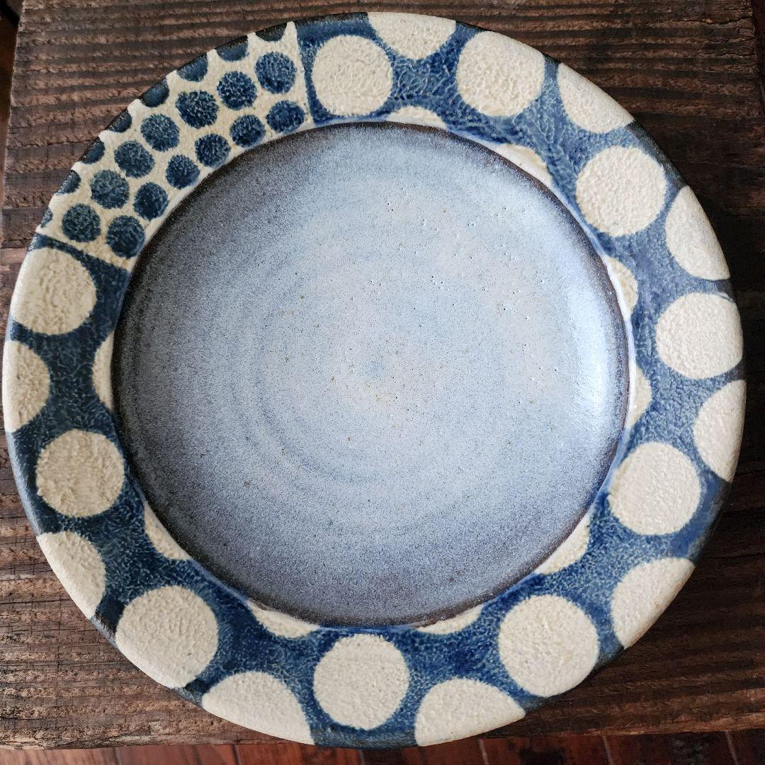 No.14　新品　やちむん　7寸皿