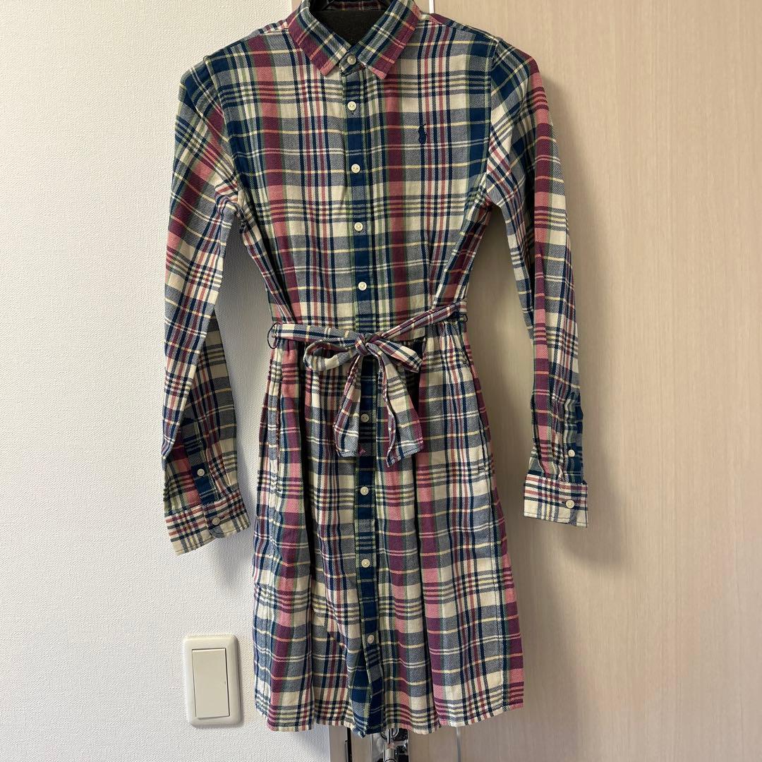 POLO Ralph Lauren チェック柄長袖シャツワンピース　他2点セット
