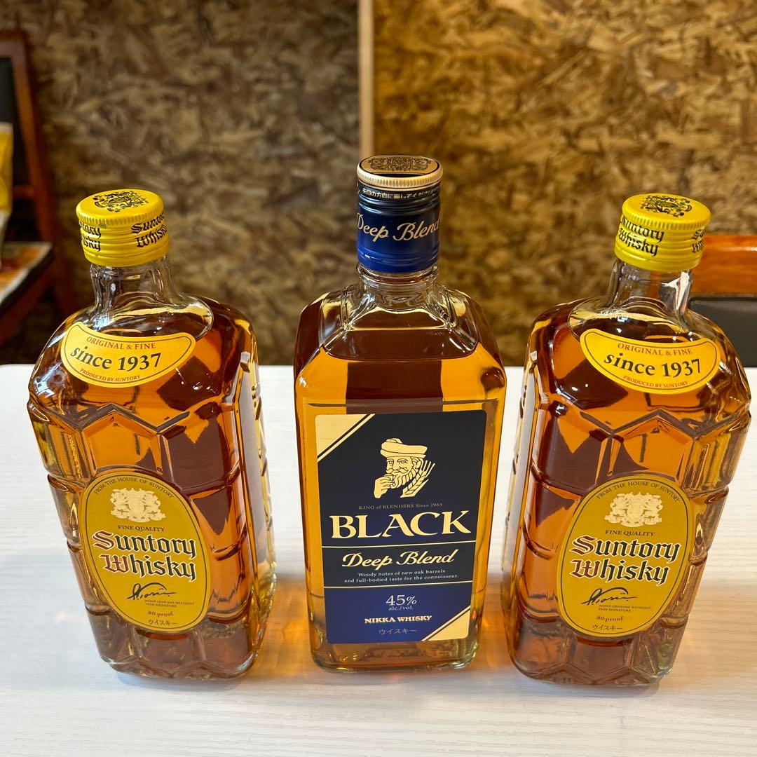 サントリーウイスキー ブラック ディープブレンド 700ml 3本セット　新品