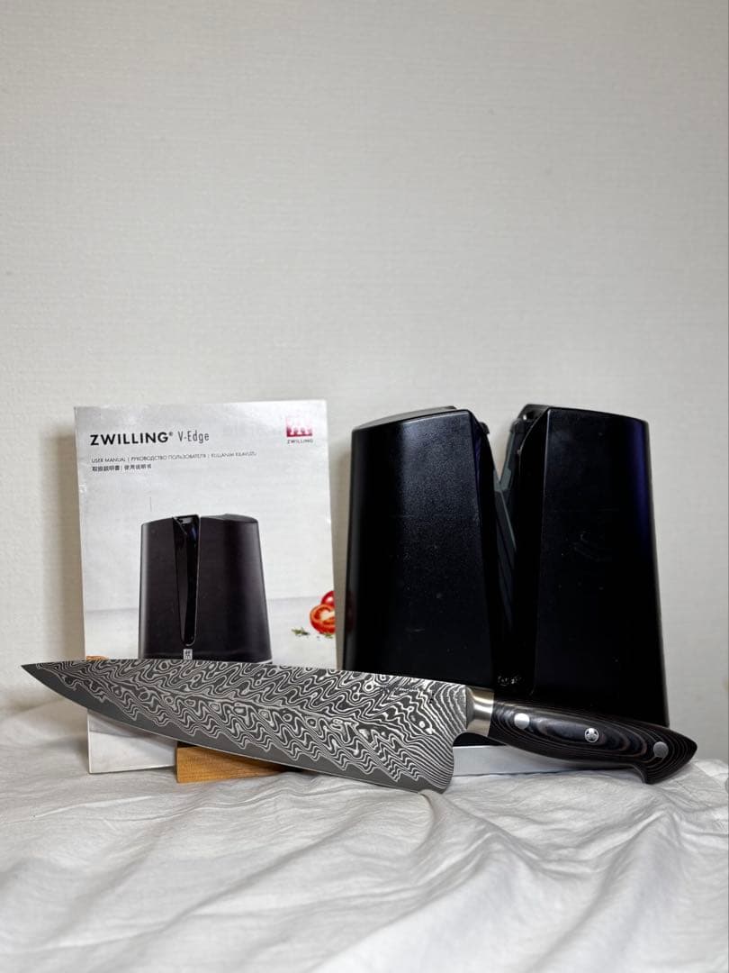 ZWILLING ボブクレーマー＆ シャープナー セット ダマスカス柄