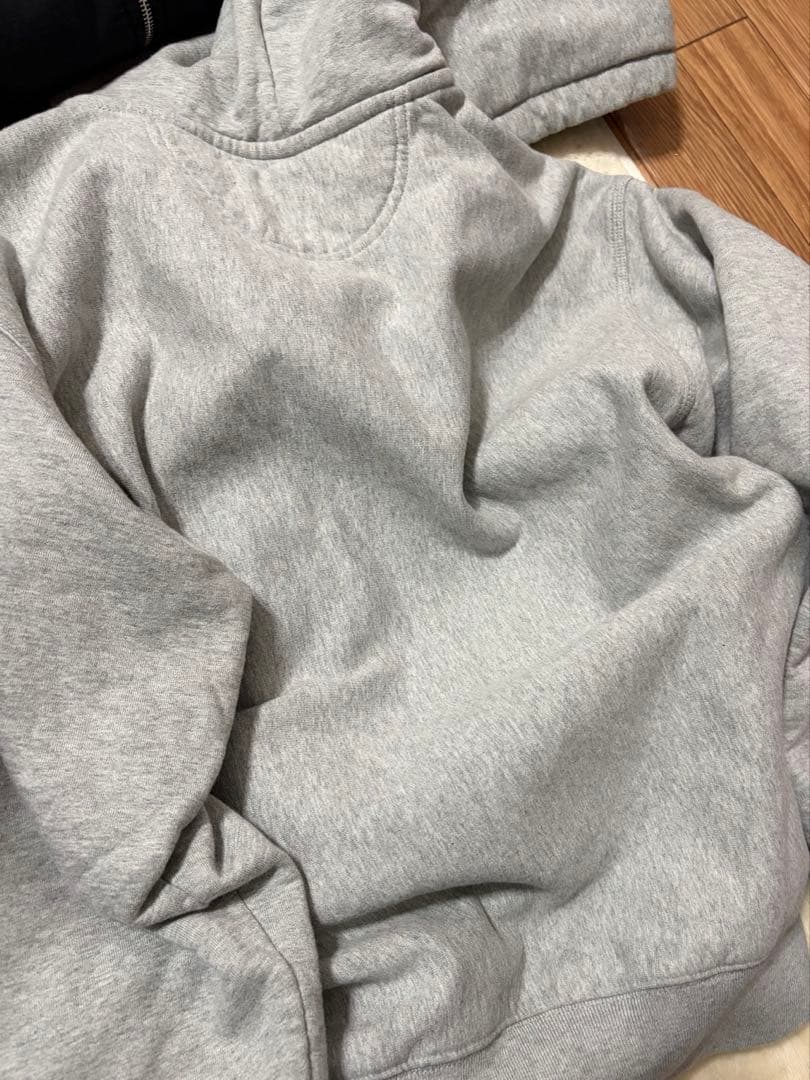 ロ*ー様 STUSSY STOCK LOGO ZIP HOODIE グレー