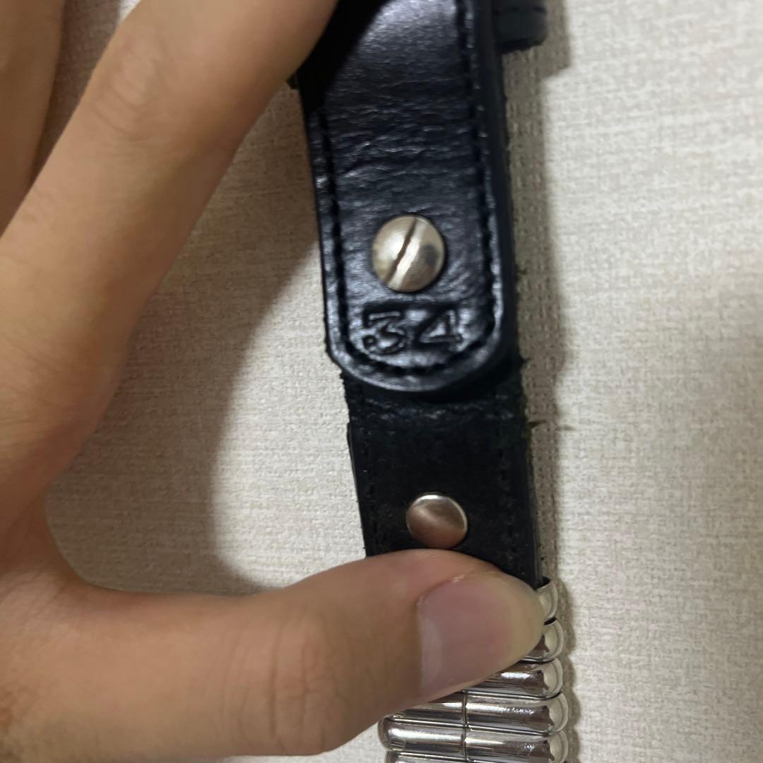 LEATHER PIN BUCKLE BELT ジョンローレンスサリバン