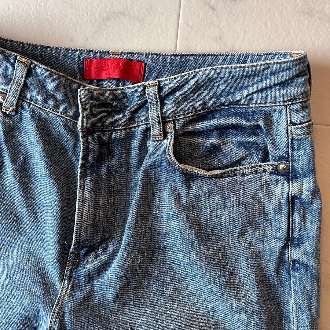 【美品】RED CARD TOKYO 23区 デニムワイドパンツ　44