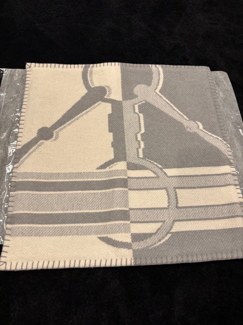 HERMES クッション　タッタソール