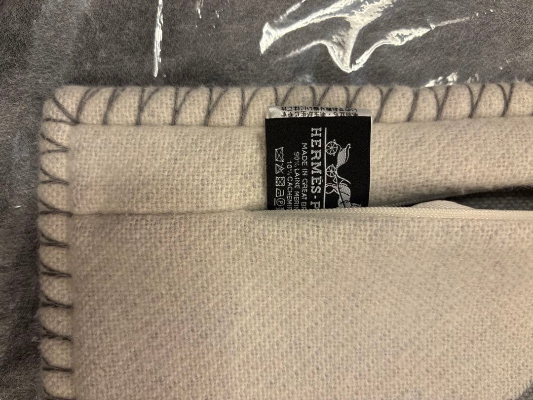 HERMES クッション　タッタソール