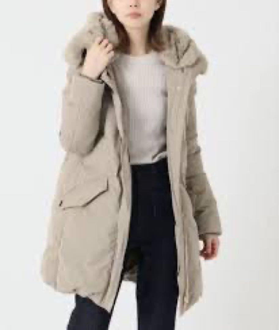 ウールリッチ IENA別注 ダウン COCOON ESKIMO グレージュ　S