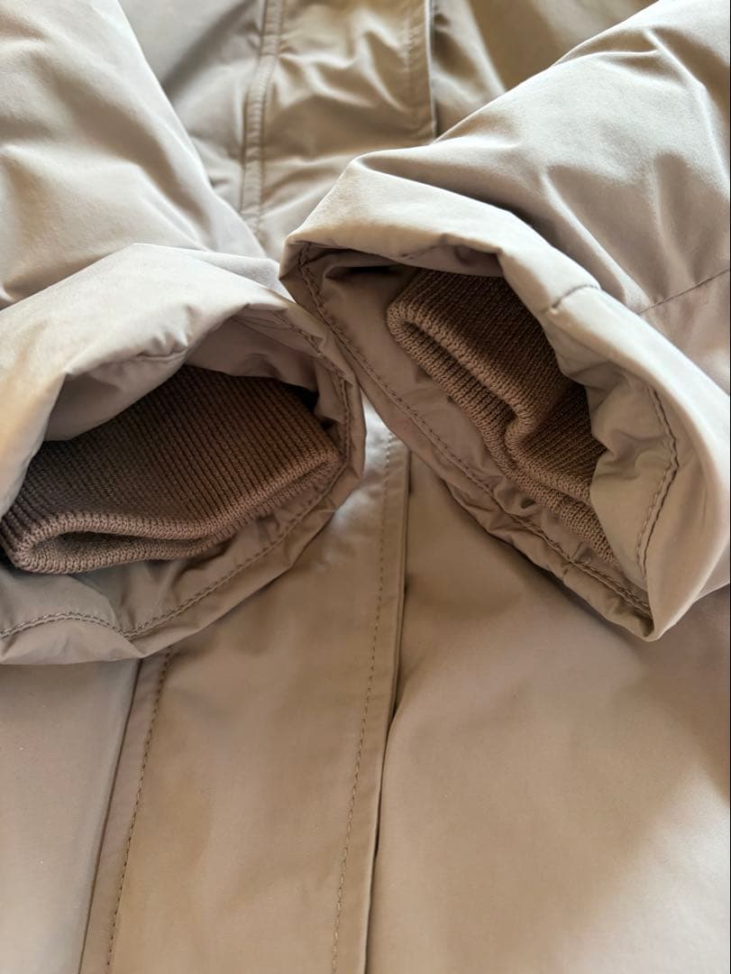ウールリッチ IENA別注 ダウン COCOON ESKIMO グレージュ　S