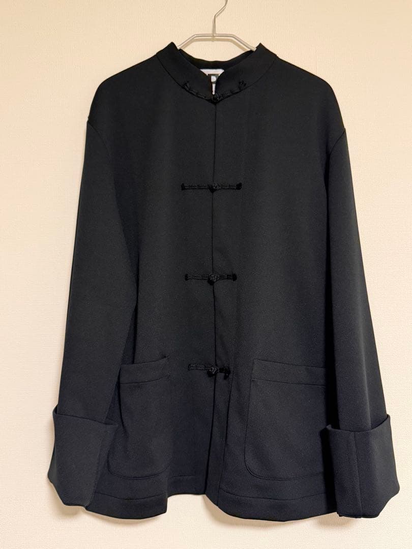 CDGコムデギャルソン ポリエステルジャージーチャイナジャケット