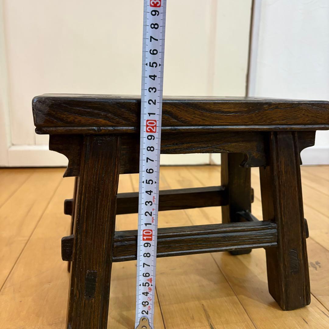 ☆アンティーク☆古道具　木製　スツール　ベンチ　花台　踏み台