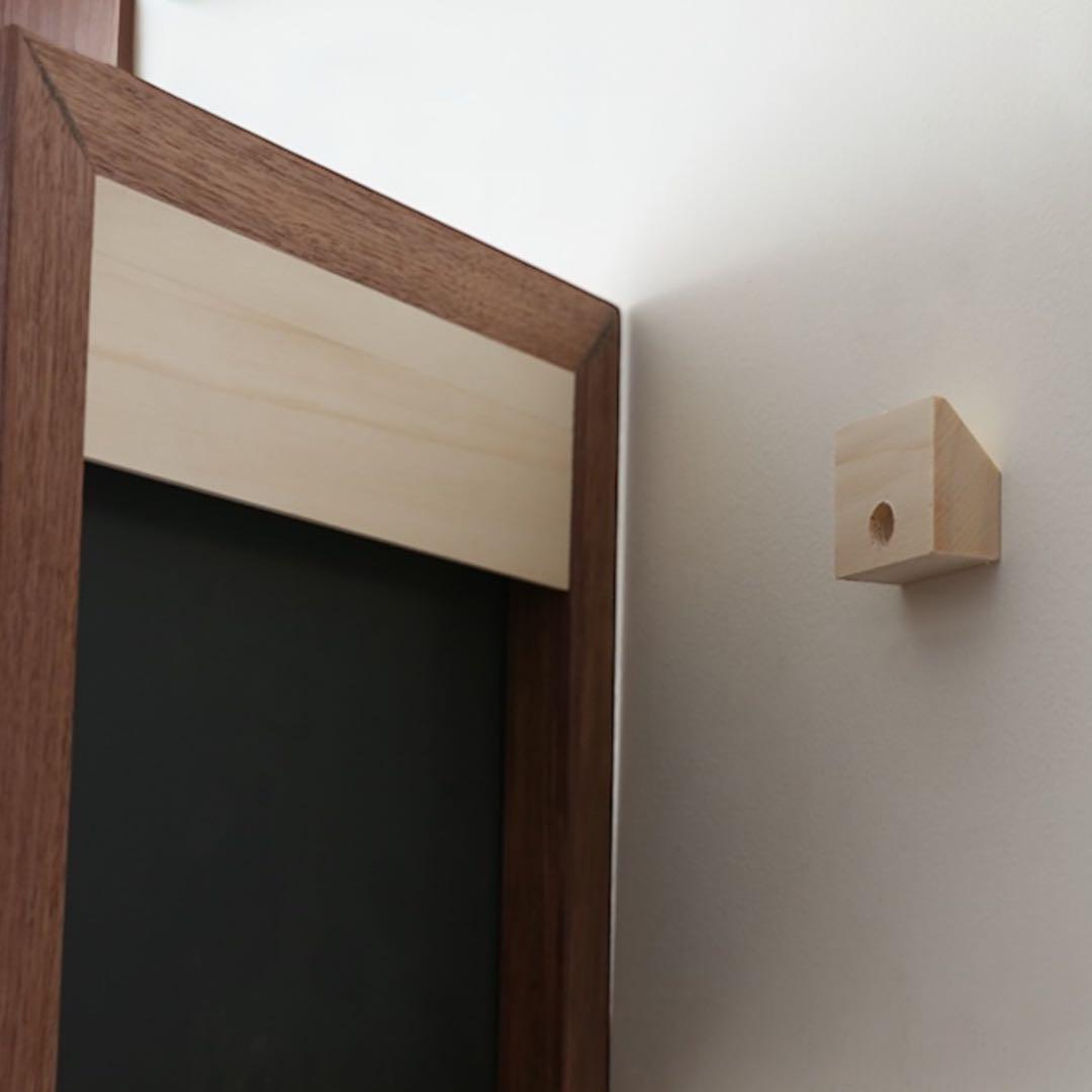 高野木工　壁掛けミラー　35×35