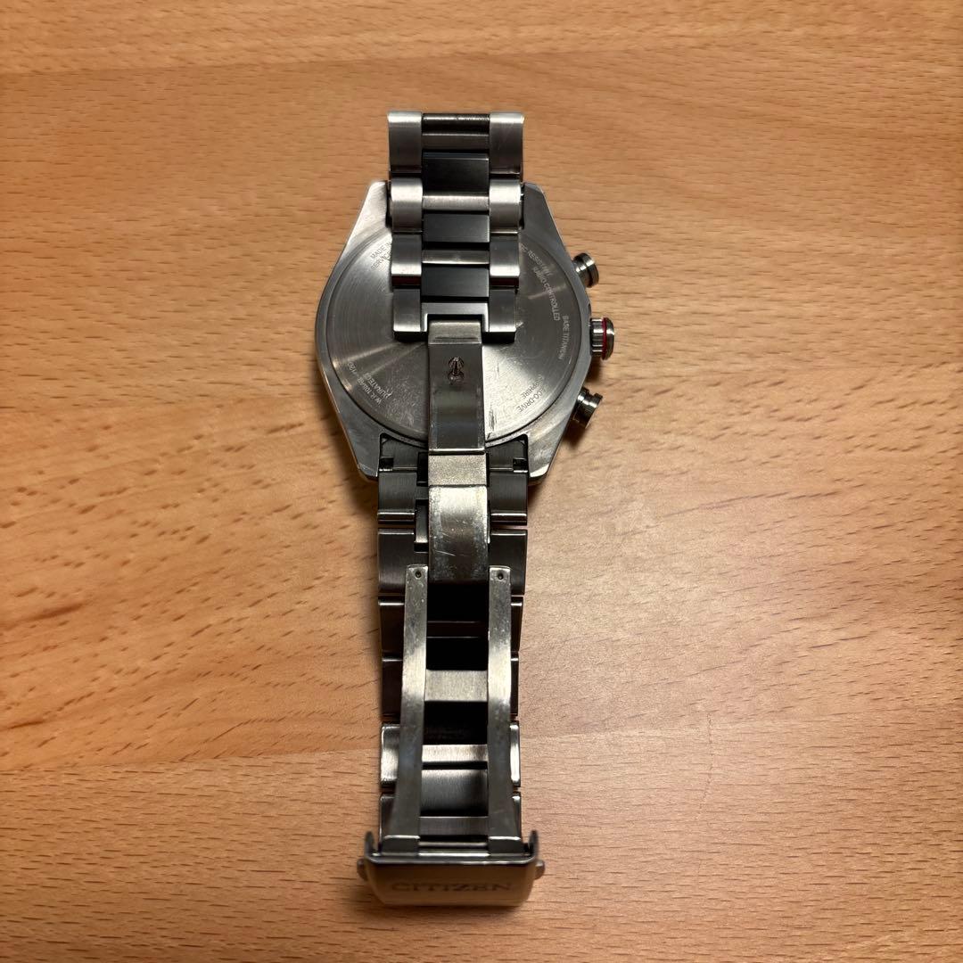 CITIZEN クロノグラフ 時計 ネイビー
