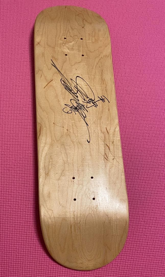 スケートボードデッキ　平野歩夢直筆サイン入り