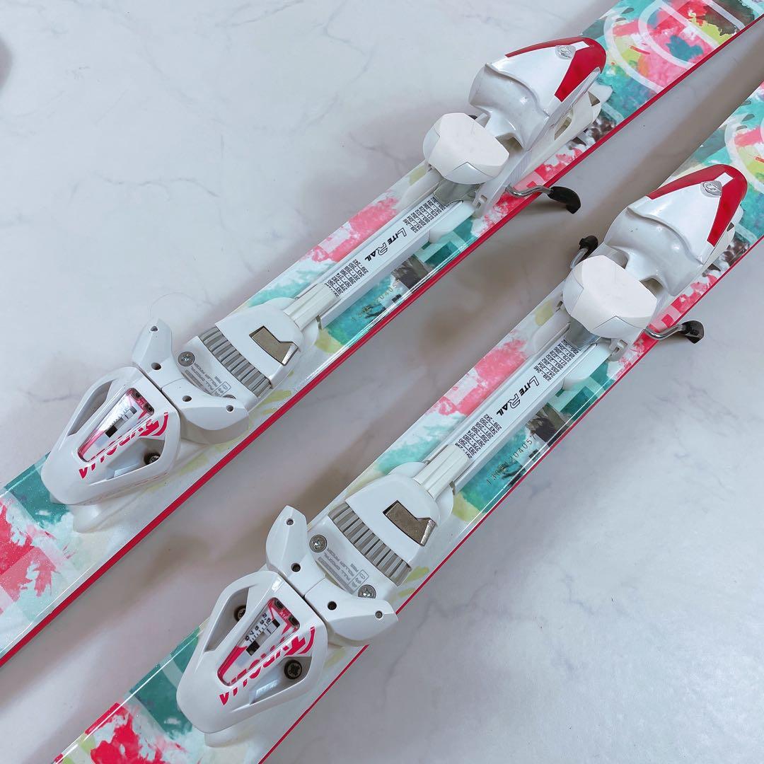 【使用1回極美品】レディース フリースタイル スキー板 ３点セット 130