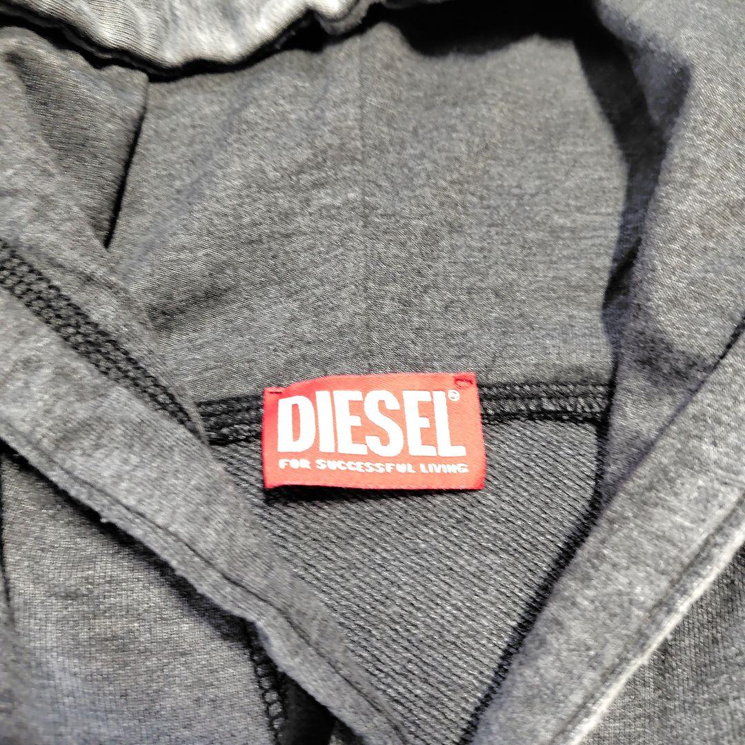 DIESEL ロゴプリントパーカーsizeXL