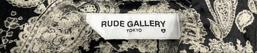 イマイアキノブ氏着 RG VELOUR SHIRT PAISLEY 新品BLA