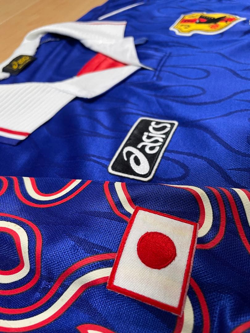 日本代表 ユニフォーム 1998年 フランスＷ杯 中山雅史 #9 Ｌ