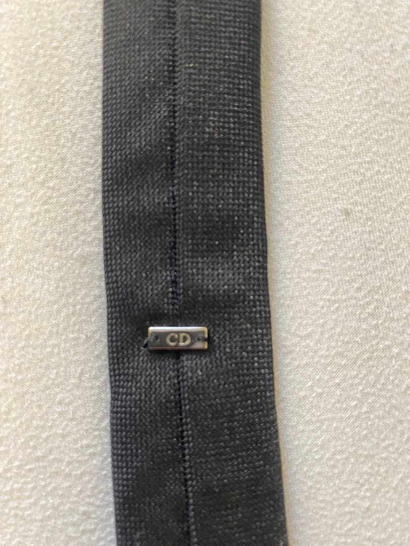 dior homme ナロータイ　黒　ネクタイ