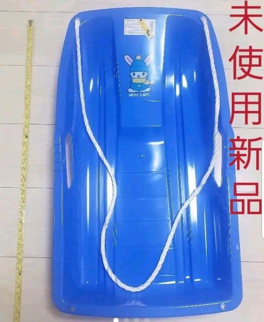 そり ブルー青 ソリ 新品未使用 日本製 雪遊び スキー 芝生