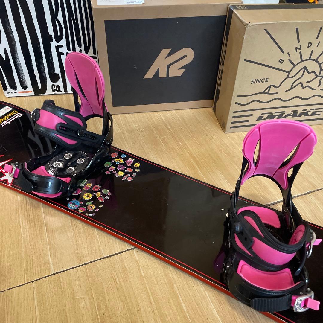 SCOOTER　名作DL　良質国産スノーボードセットOGASAKA製　バイン付