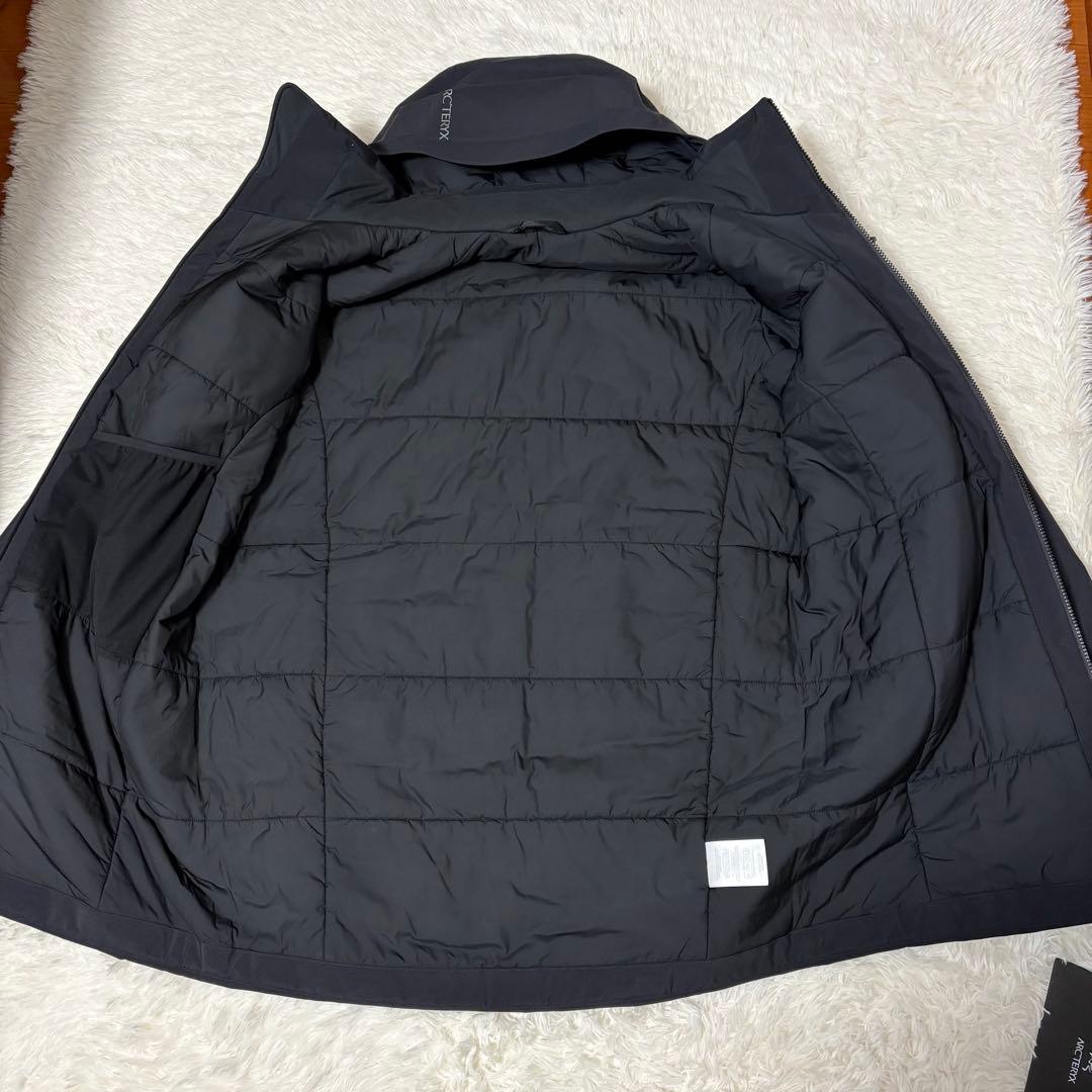 定価12万超え 展示品【アークテリクス】レイルパーカー M 黒 GORE-TEX
