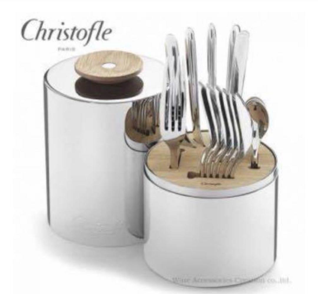 お値下Christofle エッセンシャル　24ピース　カトラリーセット 現行品