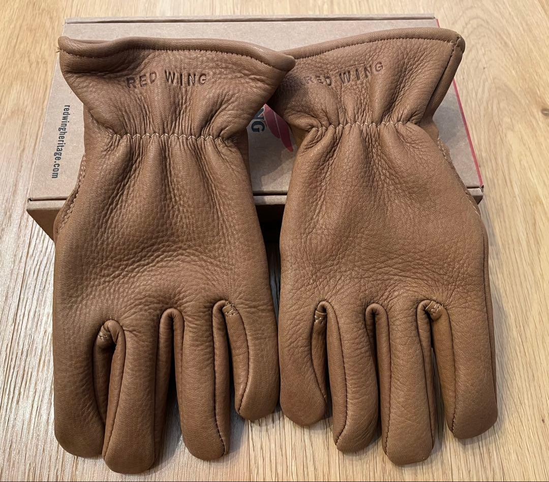 RED WING レザーグローブ　ナツメグ　Mサイズ