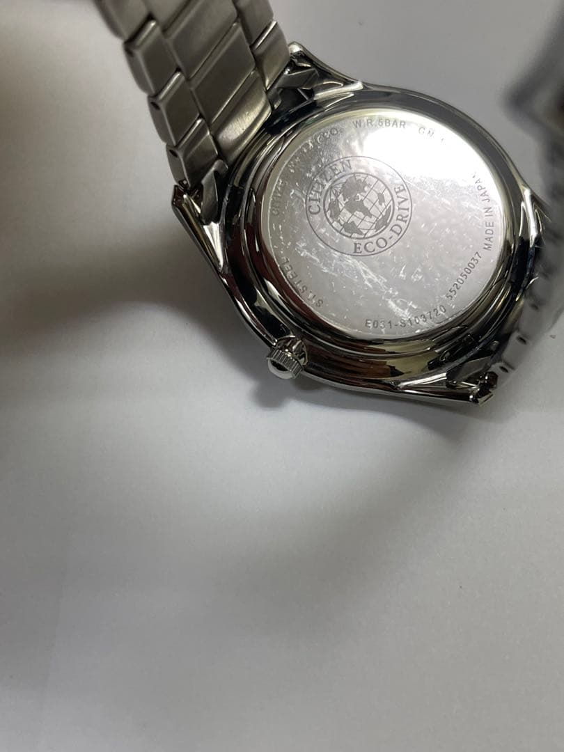 【美品、値下げしました❗️】 CITIZEN Eco-Drive ブラック腕時計