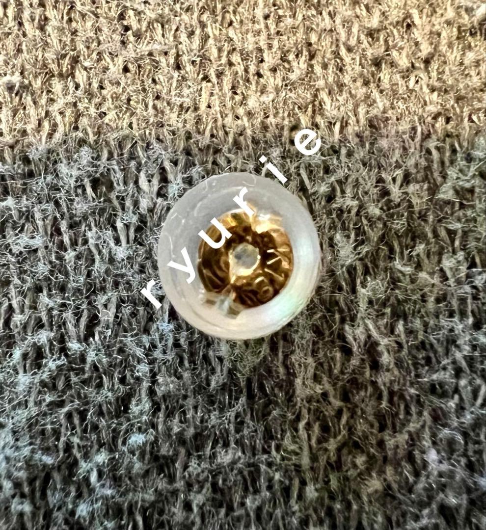 18金K18レディースピアス 10ミリ