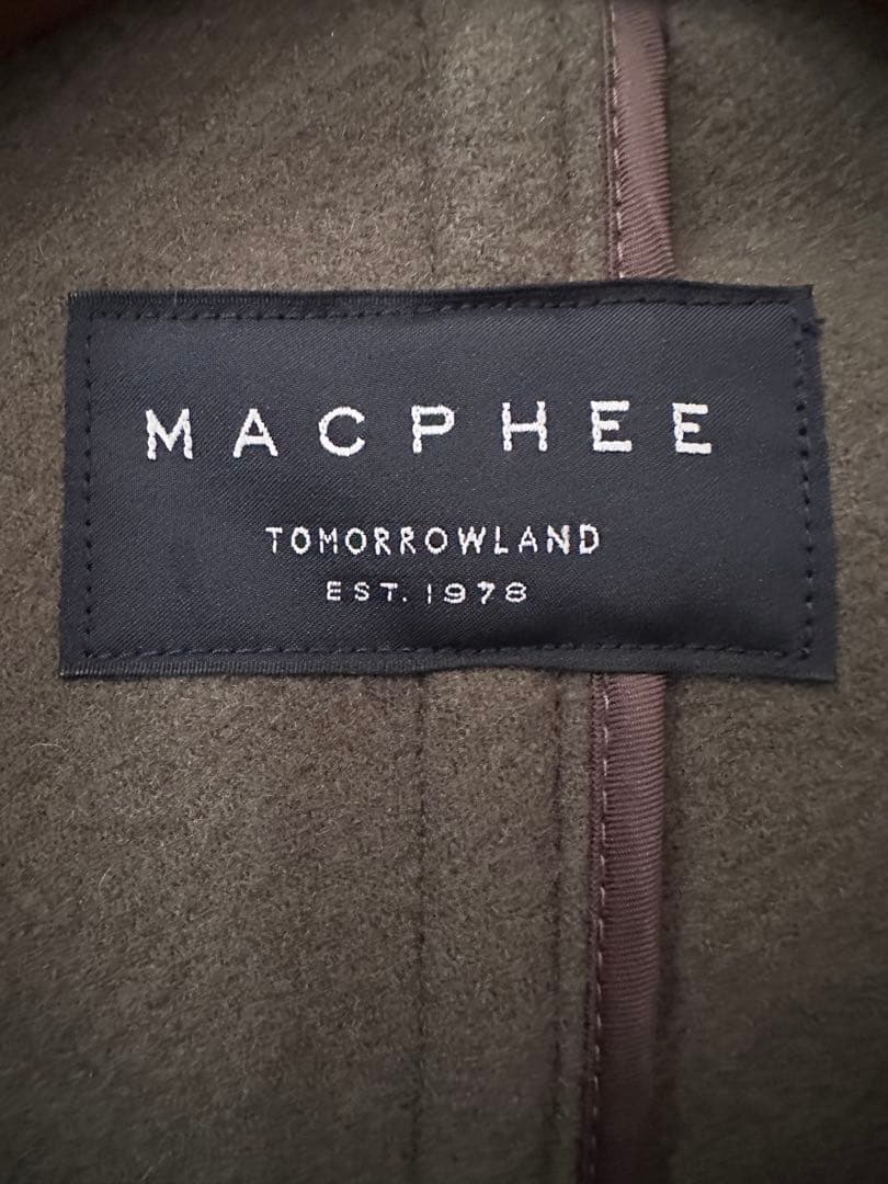 MACPHEE オリーブ ダッフルコート　送料込み