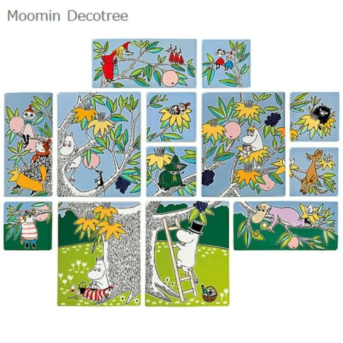 アラビア コンプリート 13枚セット ムーミン デコツリー タイル 希少 レア