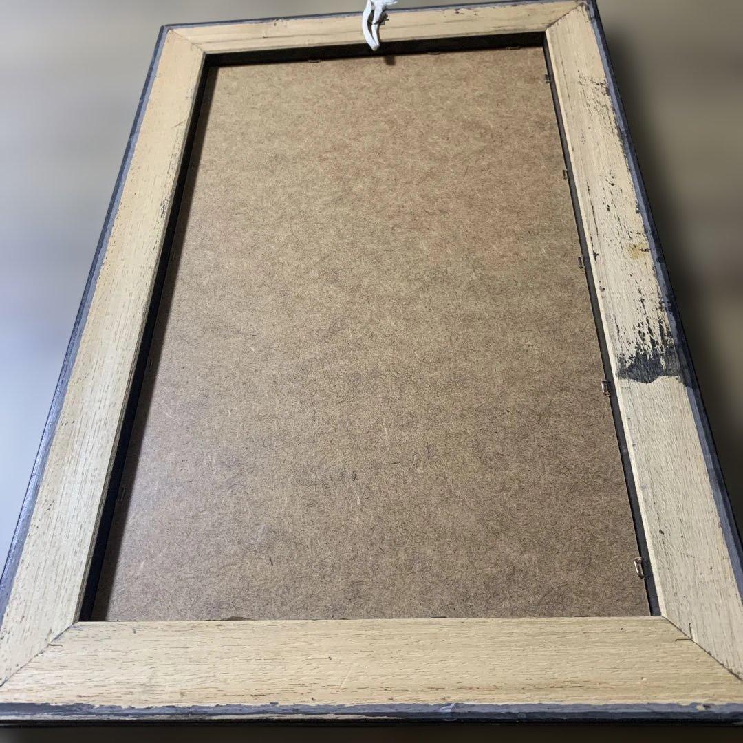 アンティークレトロ☆花柄デザイン★長方形★デザイン。鏡