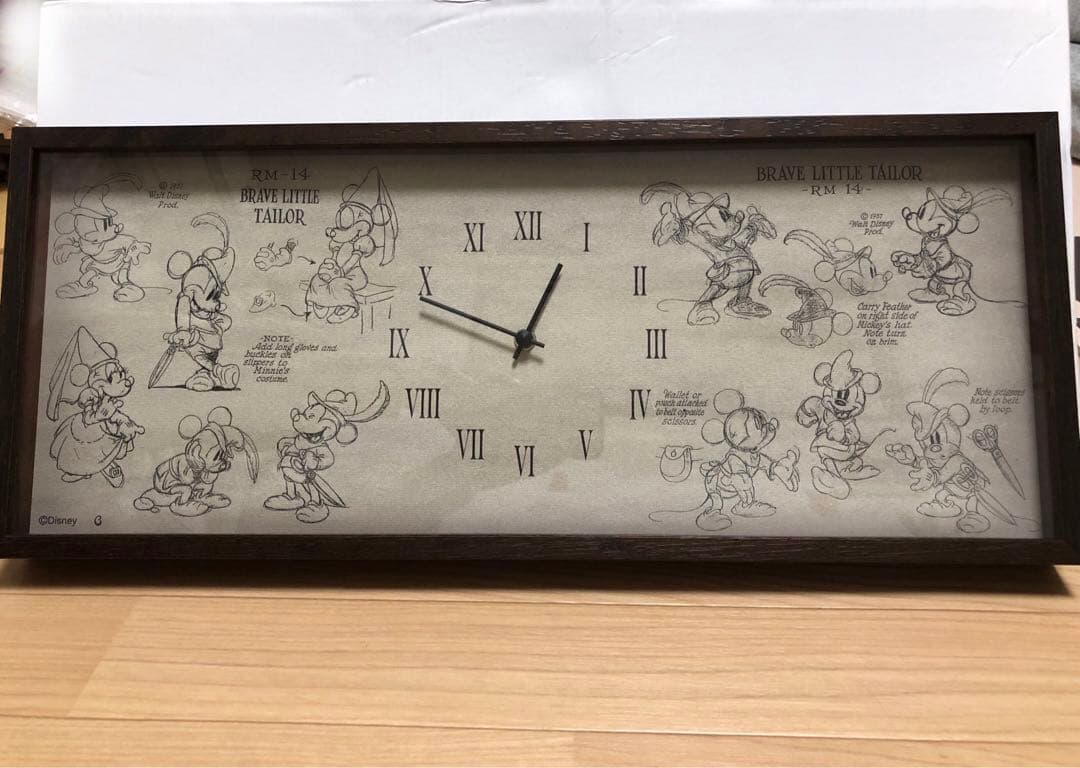 ディズニー 掛け時計 ベルメゾン