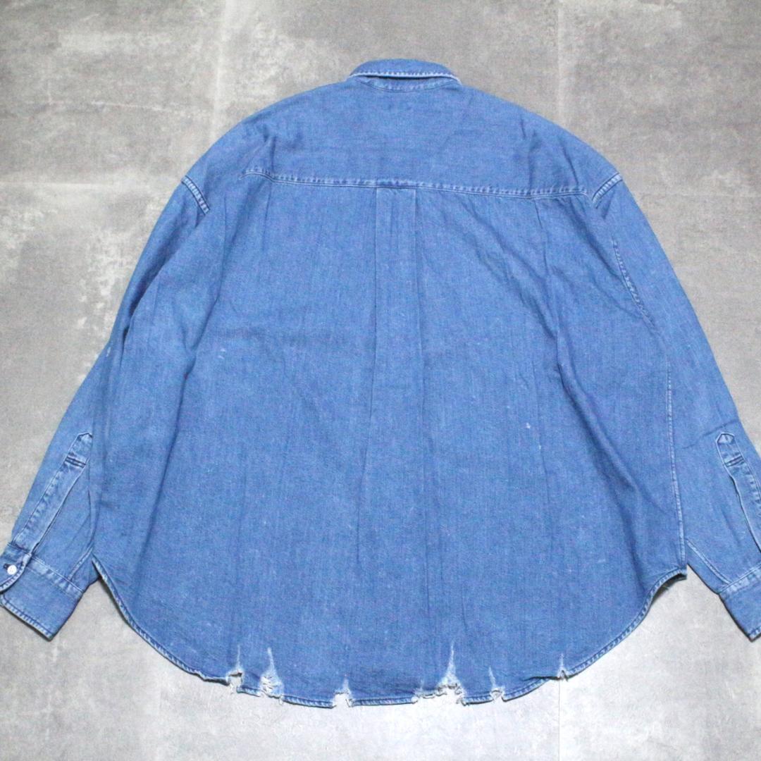 未使用 H beauty&youth BITING DENIM BD SHIRT