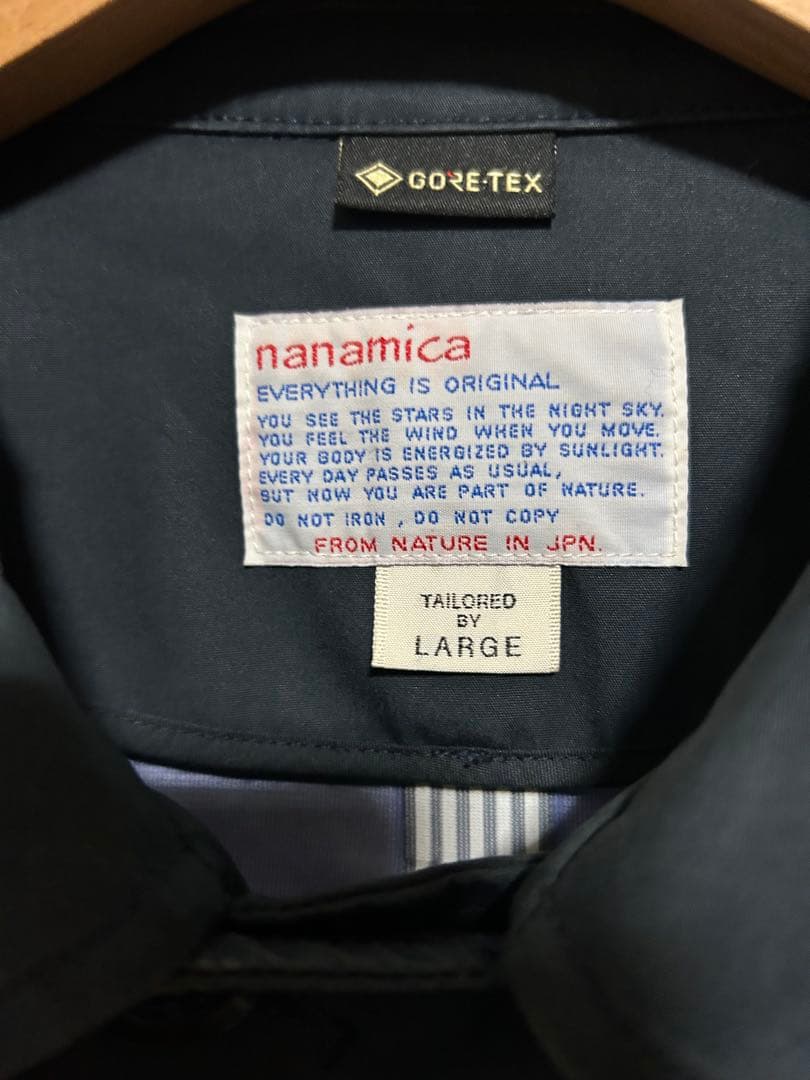 j*b様 AH.H nanamica ビッグステンカラーコート バルマカンコート