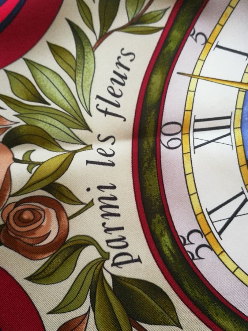 エルメス　HERMES　スカーフ　カレ90　時の輪舞