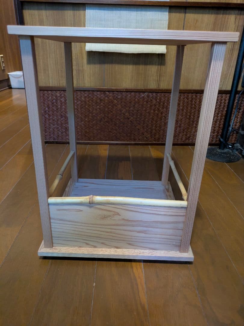 木製 茶道具用台 シンプルデザイン