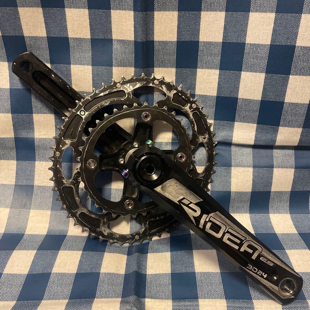 RIDEA ES 3D24 クランク(172.5) 52-35チタンシャフト