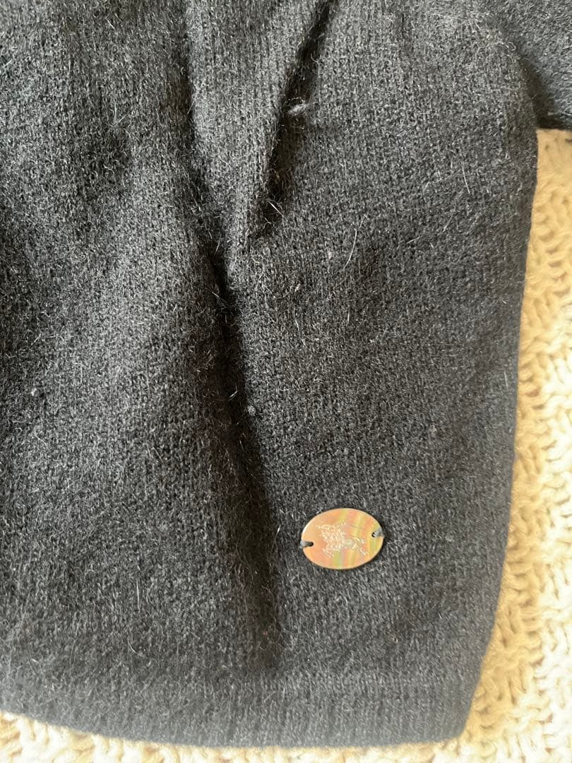 Burberry チェック柄　ワンピース　半袖ニット　カーディガン