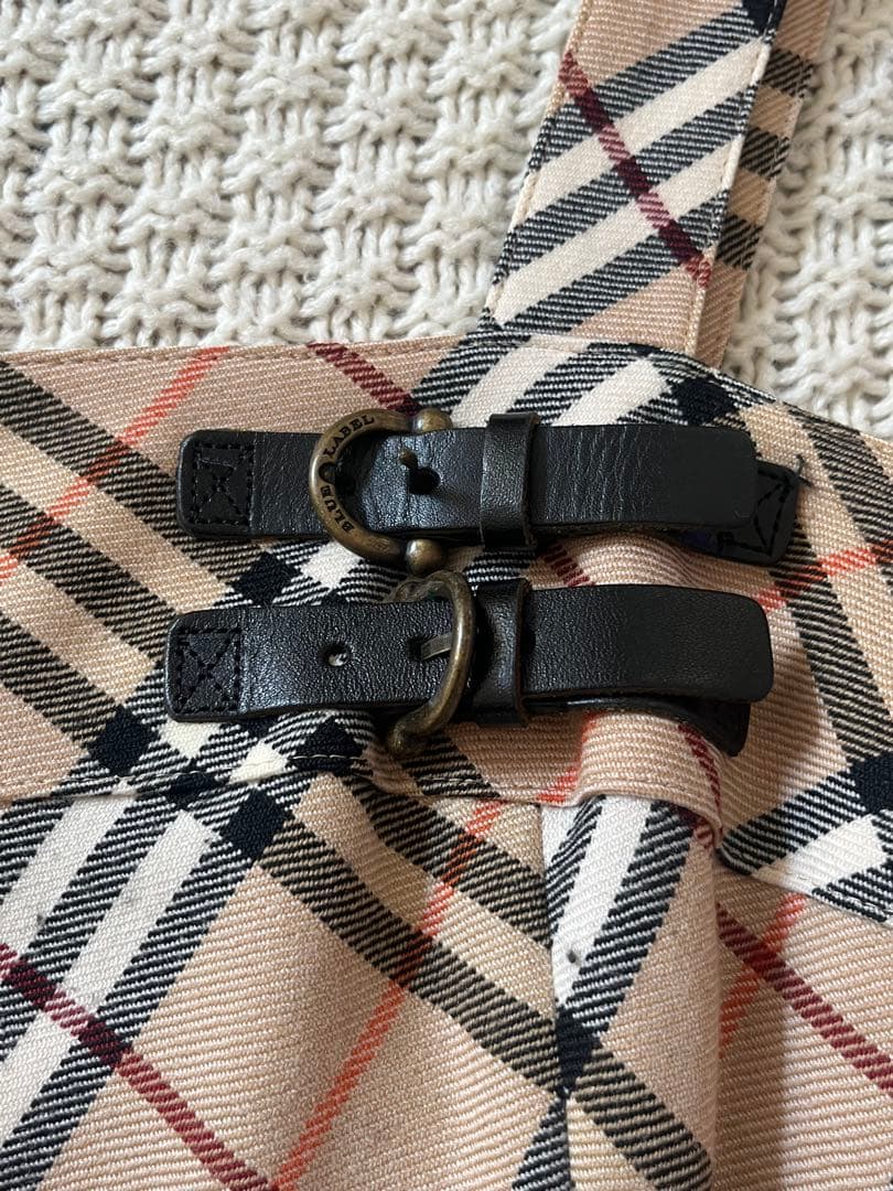 Burberry チェック柄　ワンピース　半袖ニット　カーディガン