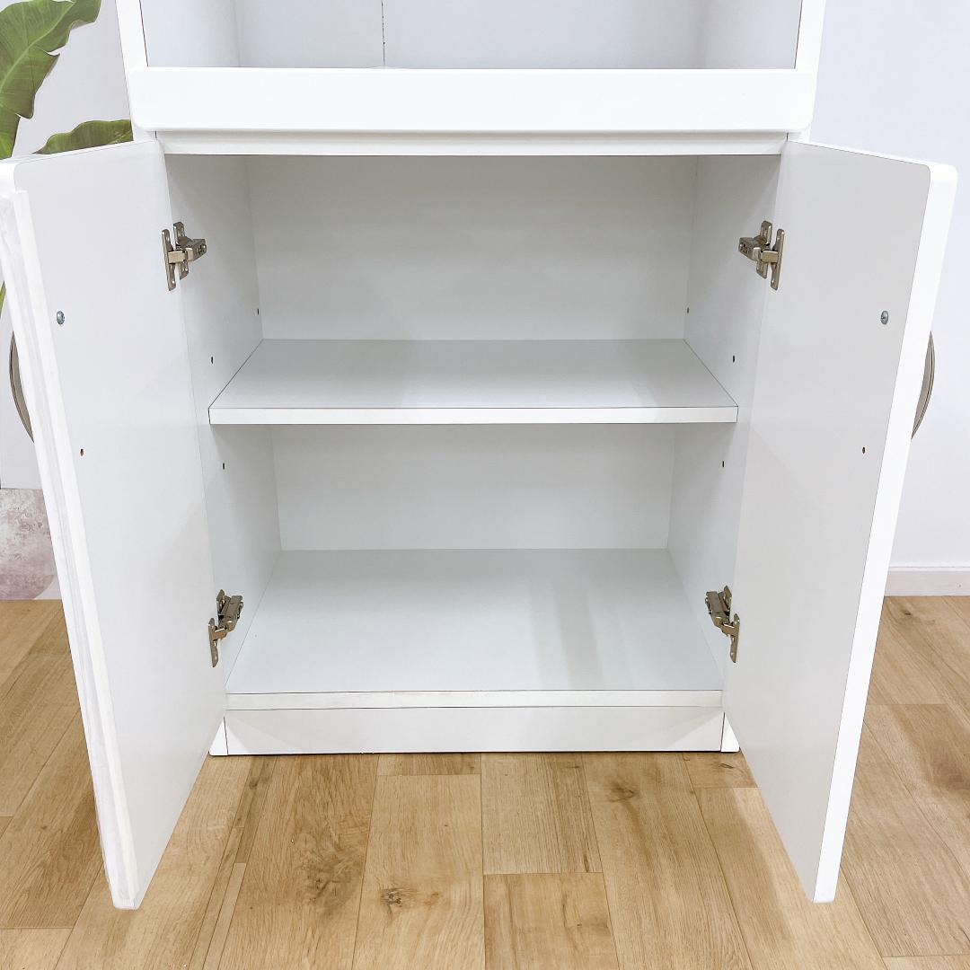 レンジラック　幅60cm　レンジ台　ホワイト