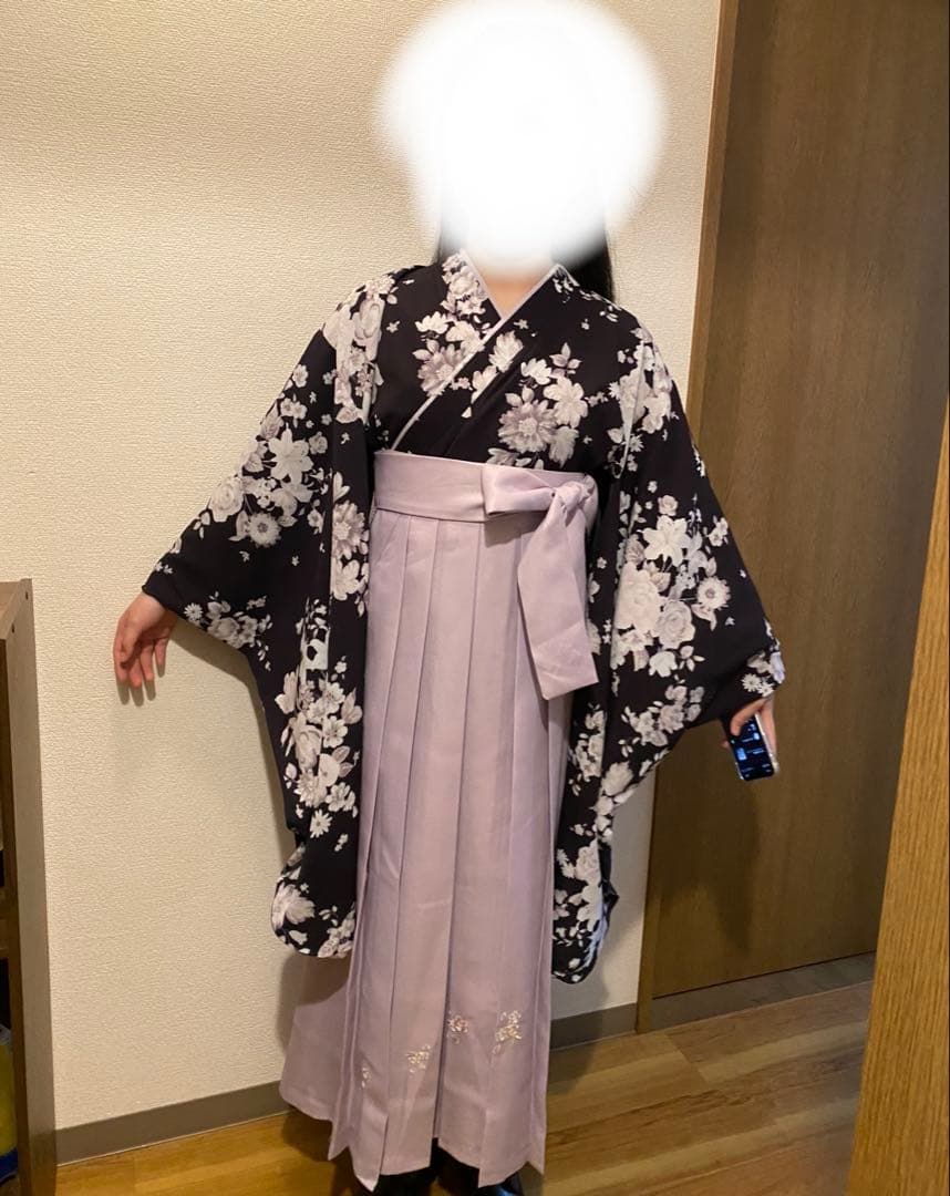 キャサリンコテージ　簡単着付け　袴一式セット 卒業式　150cm