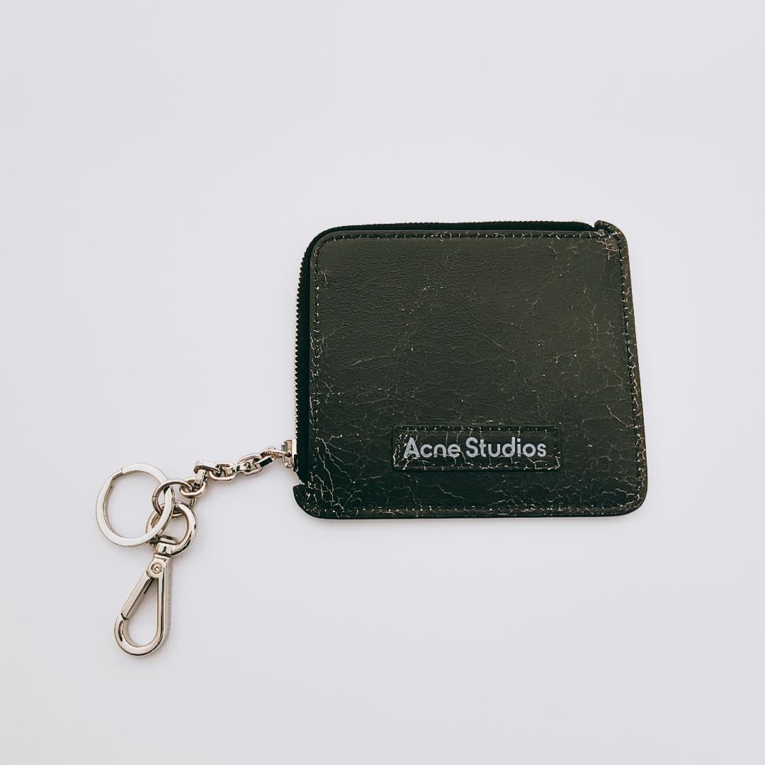 【新品未使用】Acne Studios ジップレザーウォレット キーリング