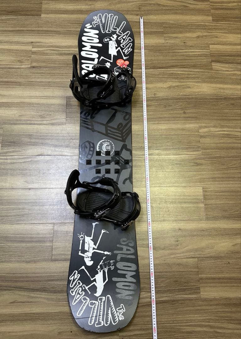 スノーボード SALOMON 150cmビンディングRIDE size Mセット