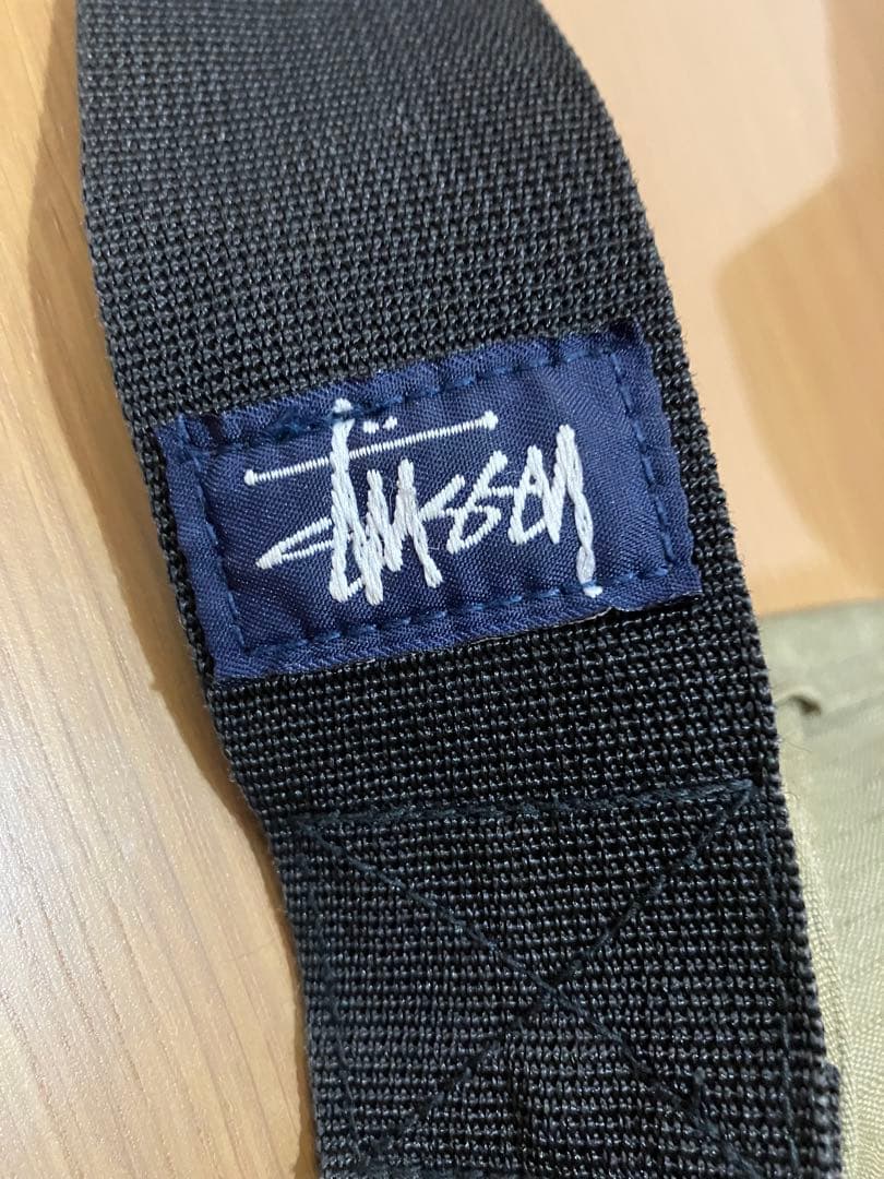 90s オールドステューシー OLD STUSSY メッセンジャーバッグ カーキ