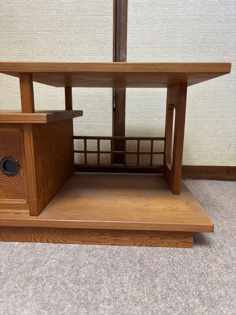 美品☆ 天然木屋久杉材☆置床 置き床 床の間 ☆たのメル便