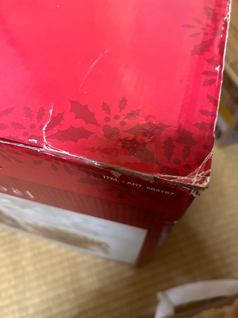 Kirkland Santa's Visit クリスマス磁器製装飾品