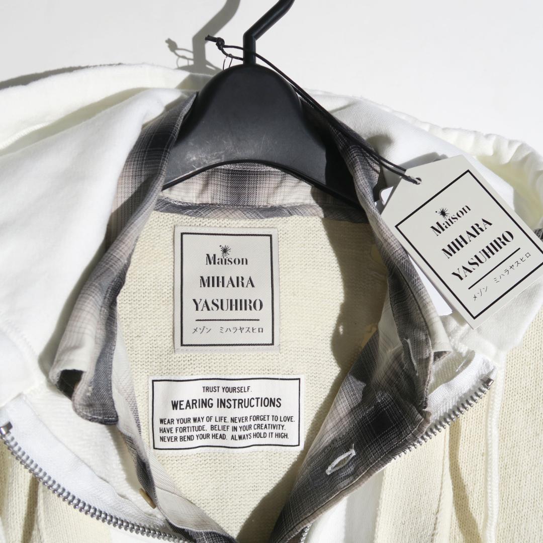 Maison MIHARA YASUHIRO 3レイヤード ニット カーディガン