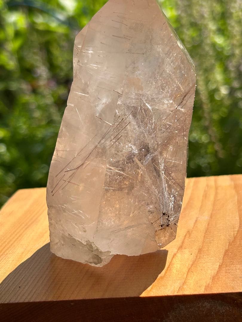 ブラウンルチル原石カテドラルAAAAAレインボー入 希少価値‼️SALE中