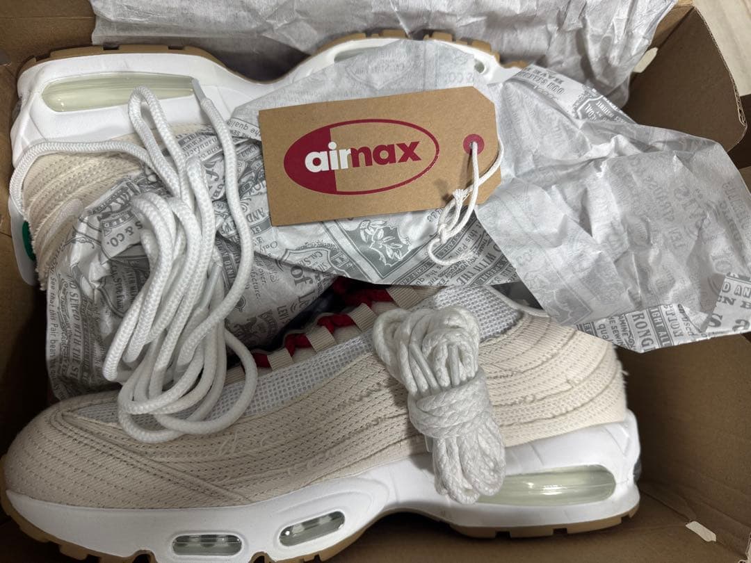 Levi's Nike Air Max エアマックス95 デニムホワイト30cm