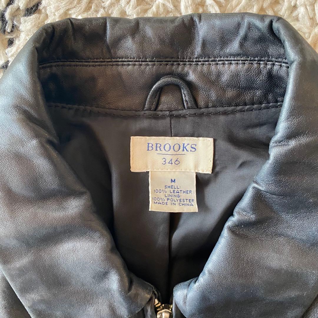 BROOKS BROTHERS シープスキン　レザーコート　size:M